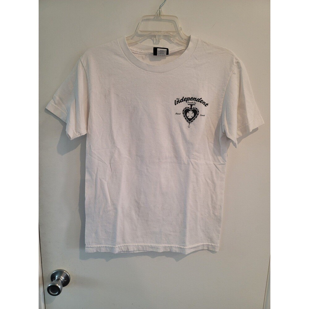 Independent Blood & Sweat Regular S/S Mens T-Shirt - White